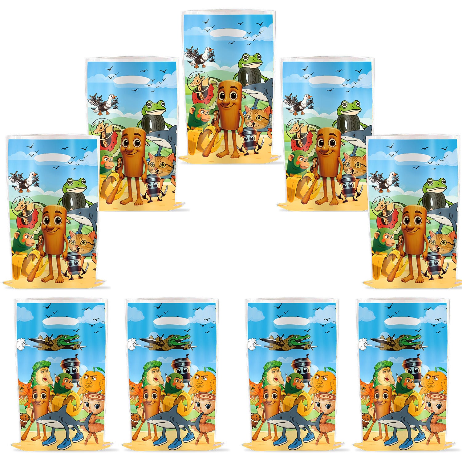 Wholesale Themed birthday party disposable tableware