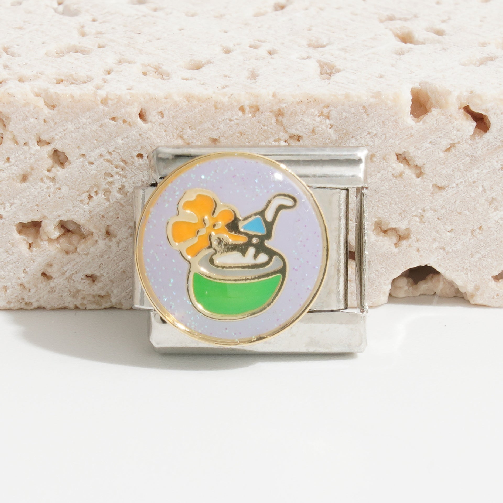 Wholesale Italian Charm Bracelet 9mm DIY Splicing Cute Creative Stainless Steel Composable Bracelet