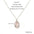 Wholesale  irregular natural stone necklace stainless steel does not fade 18K gold plated clavicle chain
