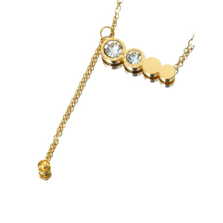 Wholesale Fashion Titanium Steel Necklace,  Electroplated,  Boutique Resale Jewelry Accessory