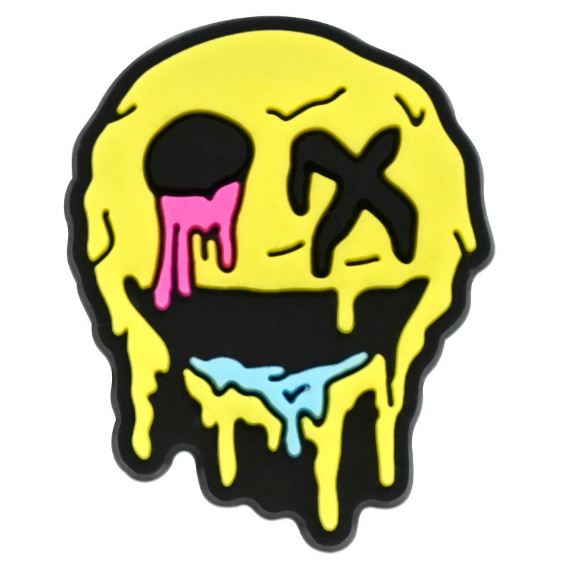 Wholesale Random 100pcs Horror Face Series Shoes Accessories Shoes Charms