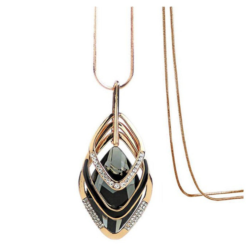 Wholesale sweater chain  luxury long necklace