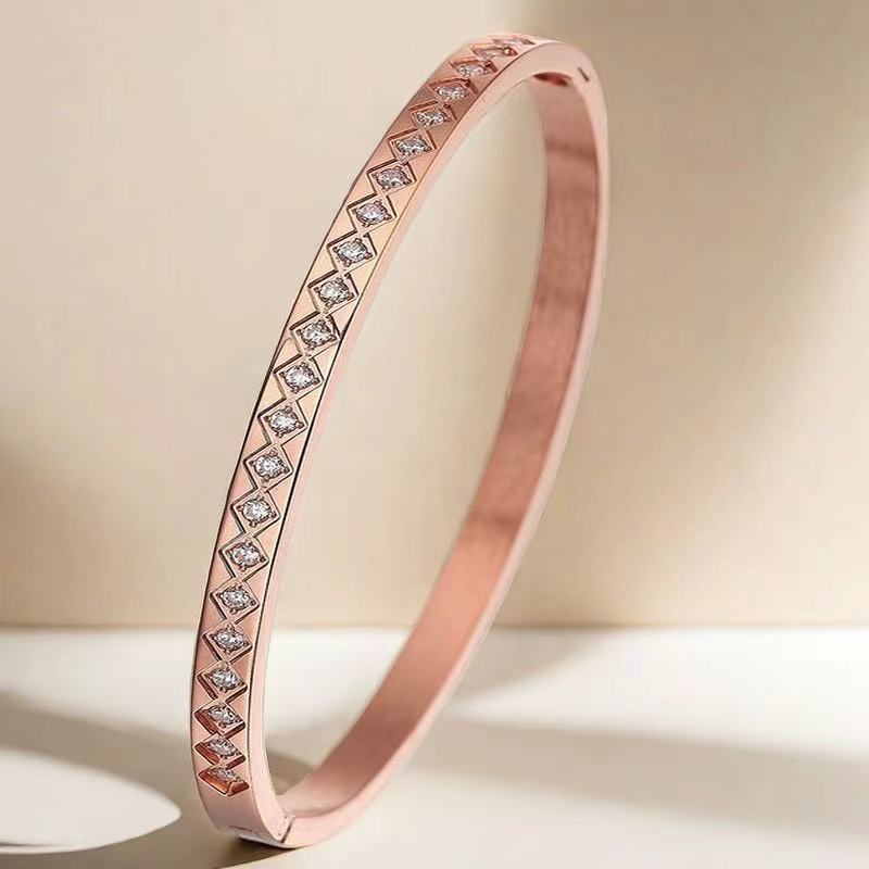 Wholesale Titanium Steel Bracelet Diamond Bracelet ACC-BT-Ruih001