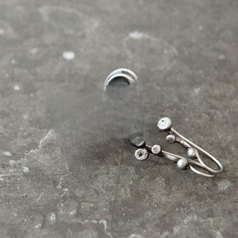 Wholesale Vintage Creative Blue Moonstone Earrings