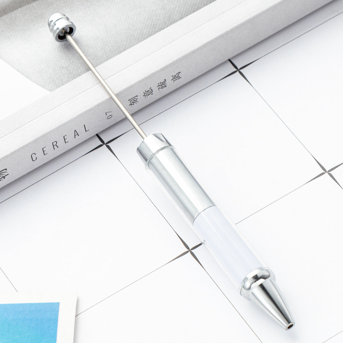 Wholesale Bearable Pens Inner Pole Insertion Paper Roll Paper Plastic Bead Pen ACC-PN-HuaH005