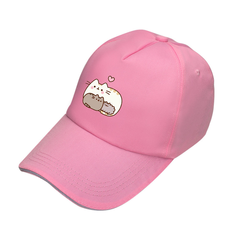 Wholesale three color peaked cap cute baseball cap