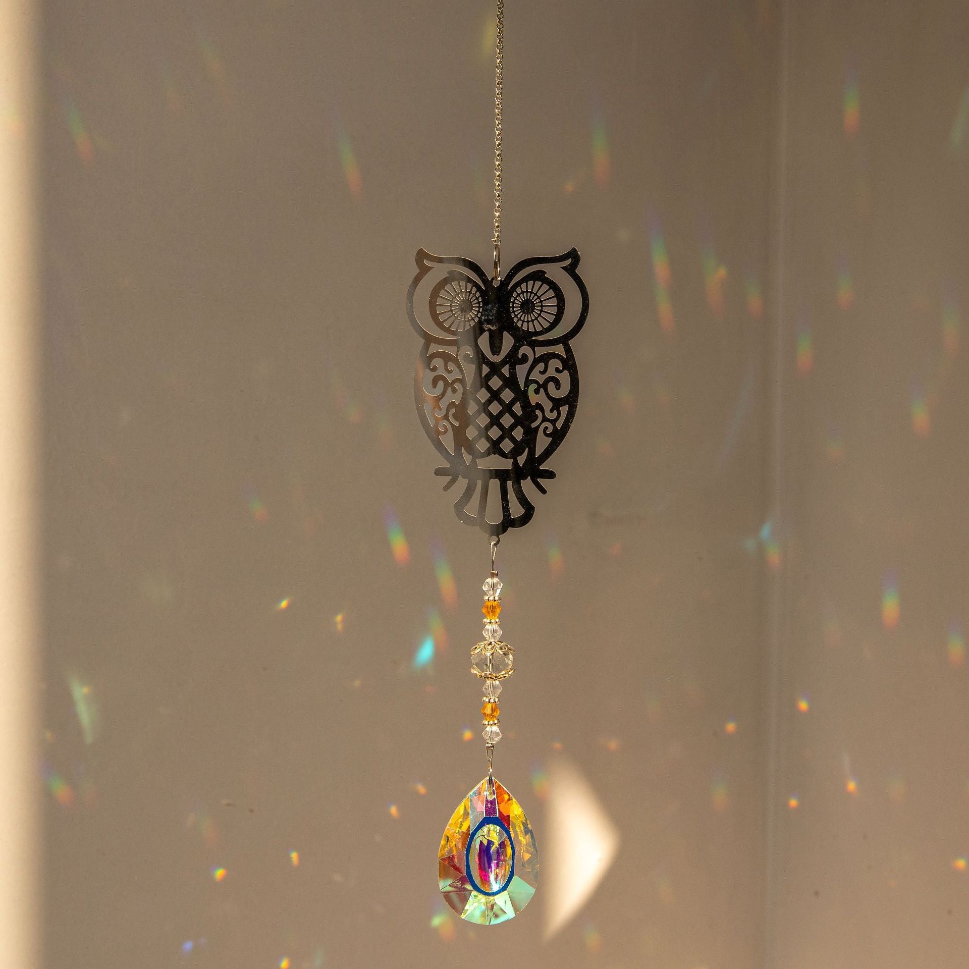 Wholesale Crystal Catcher Hanging Window Solar Prism Decoration
