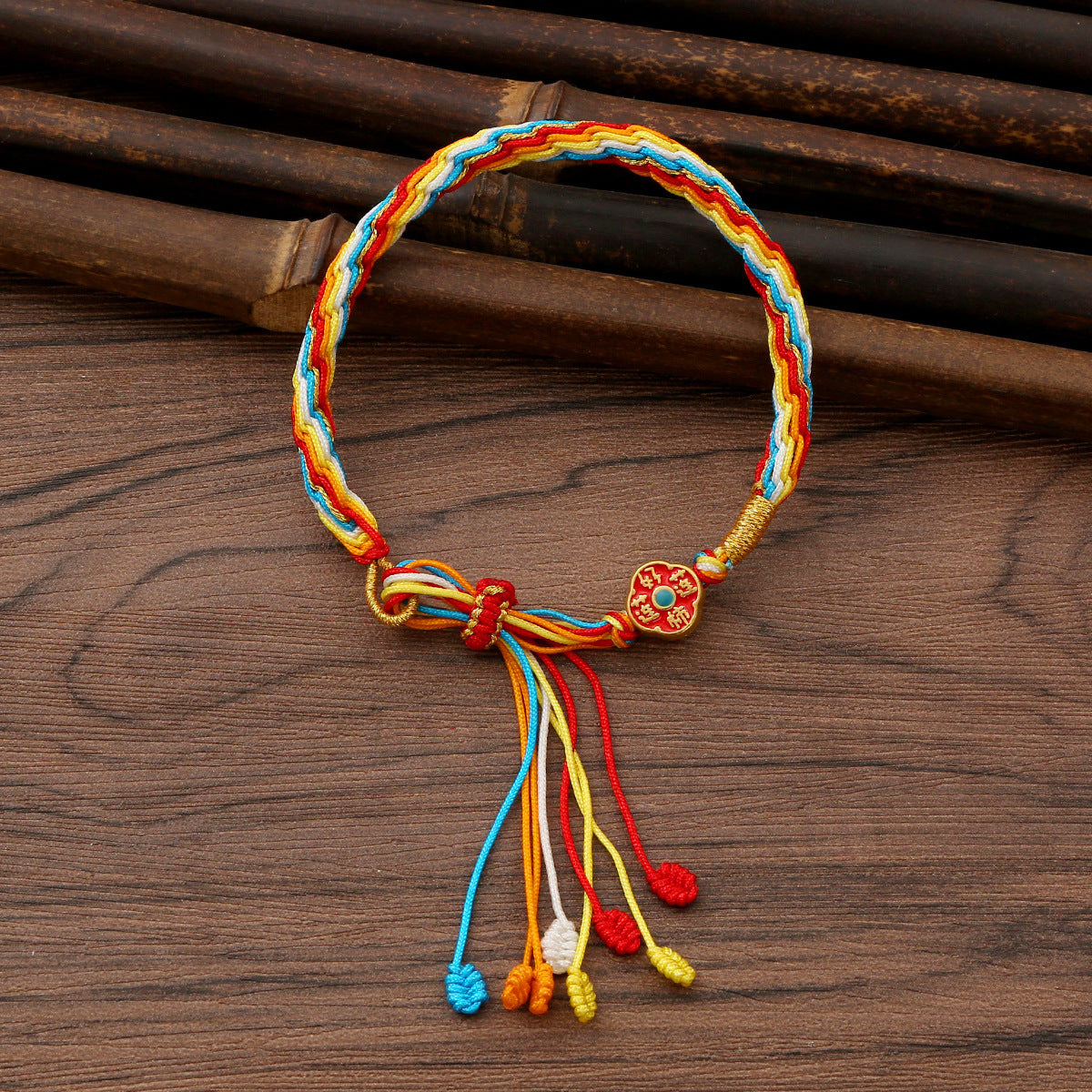 Wholesale reincarnation colorful rope hand-woven bracelet