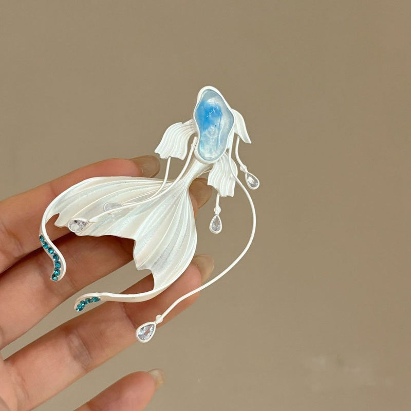 Wholesale Mermaid Brooch Light Luxury Undersea Animal Pin