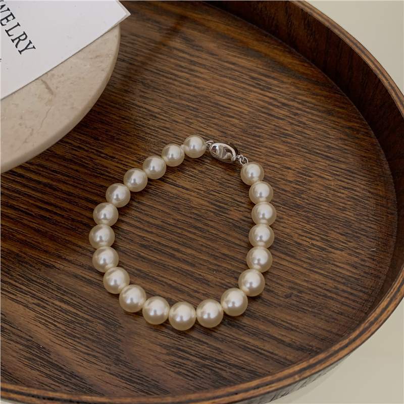 Wholesale Pearl Silver Bracelet  Light Luxury  Bracelet