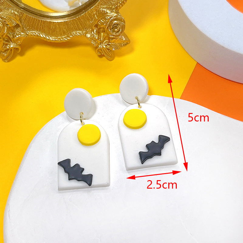 Wholesale Halloween Series Soft clay Earrings