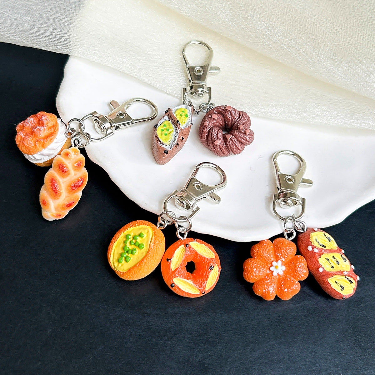 Wholesale Alkaline Bread Keychain