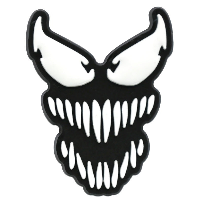 Wholesale Random 100pcs Horror Face Series Shoes Accessories Shoes Charms