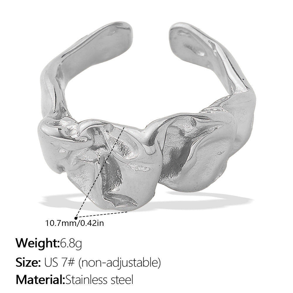 Wholesale  Lava Rings Ins Trendy Personality Minimalist High-End Versatile Niche Rings