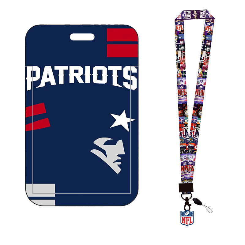 Wholesale 2pcs Football Long Lanyard Keychain ACC-KC-AShi003