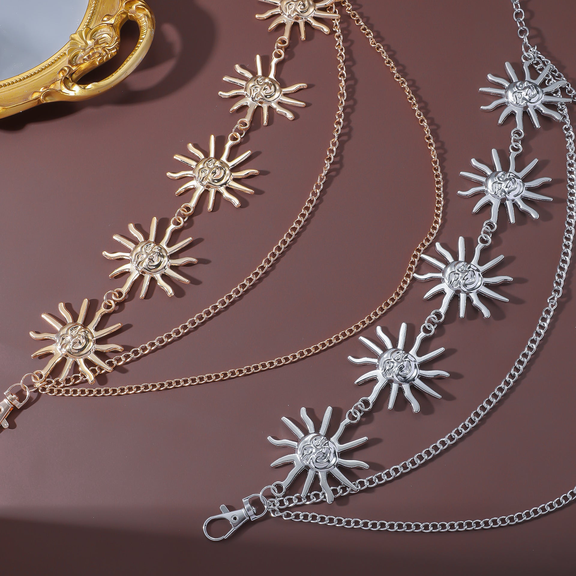 Wholesale Metal Sun Adjustable Body Chain body jewelry