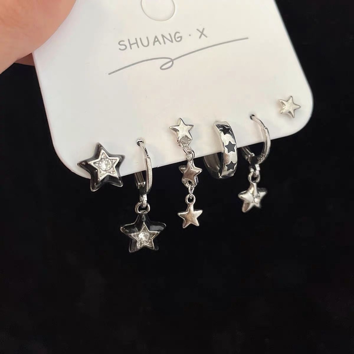 Wholesale Fashion Star Earring Set