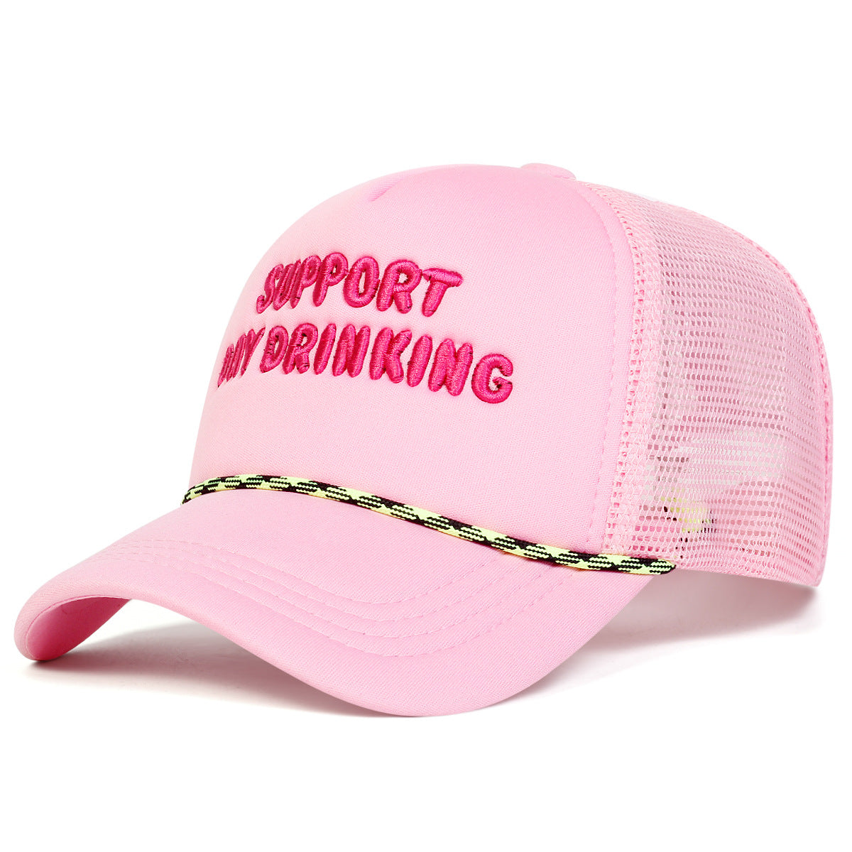 Wholesale Letter embroidered breathable mesh baseball cap