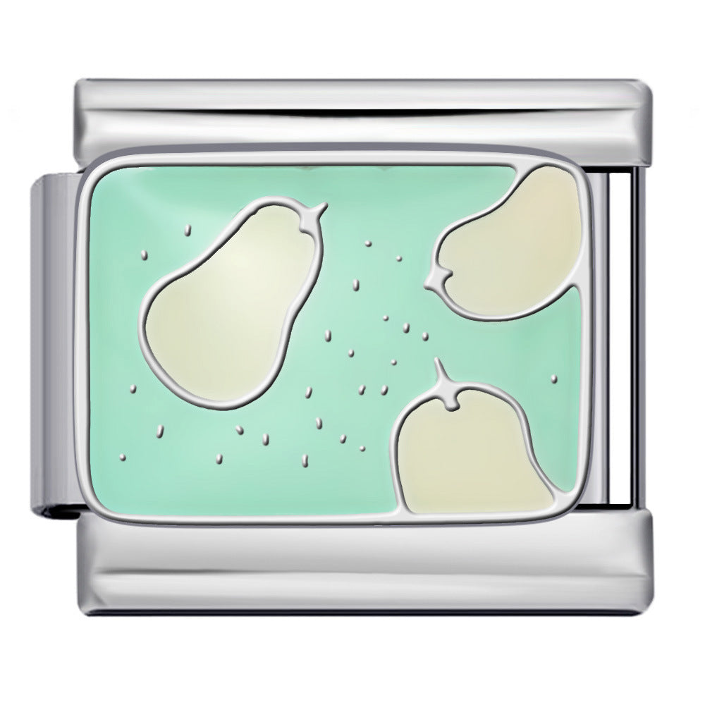 Wholesale Italian Charm Bracelet 9mm DIY Splicing Cute Creative Stainless Steel Composable Bracelet