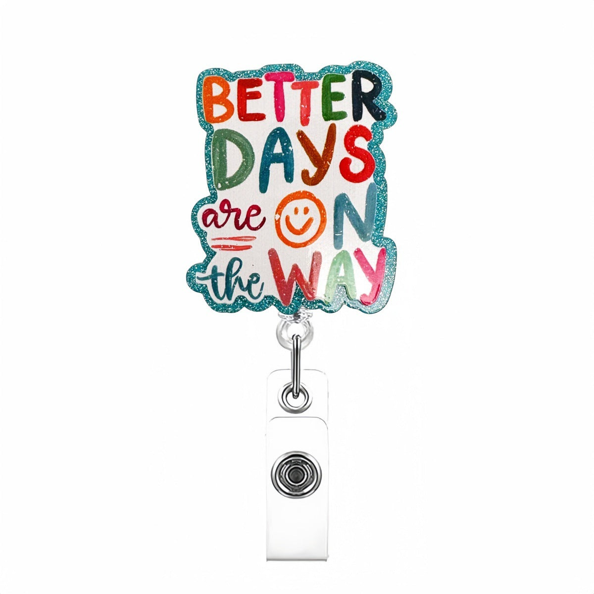 Wholesale  acrylic glitter bow   Badge Reels