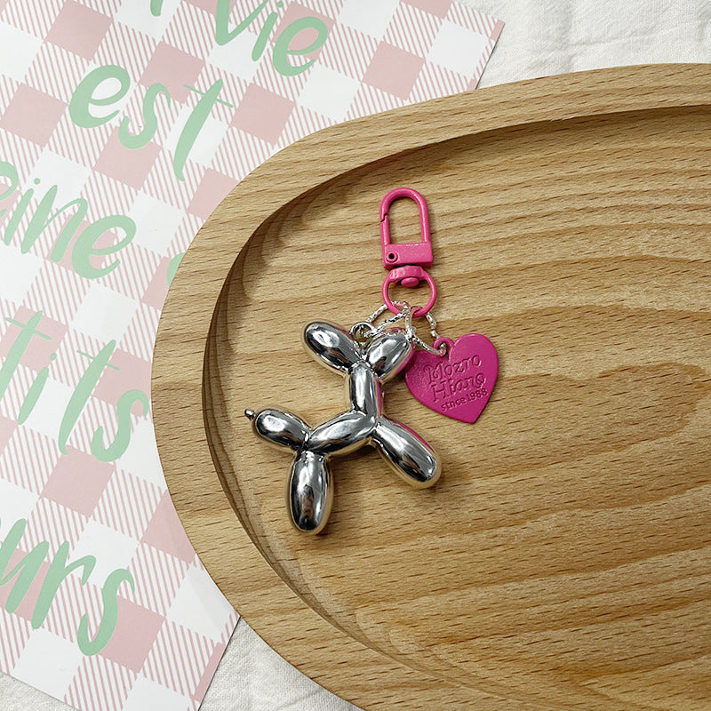 Wholesale love ball dog keychain