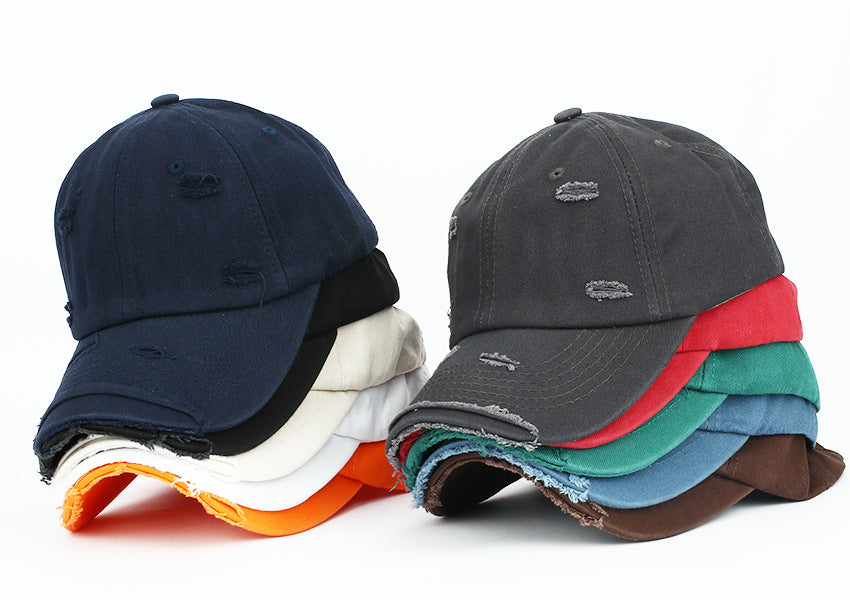 Wholesale Hole Baseball Cap Soft Top Cotton Hat ACC-HT-RongZhao019