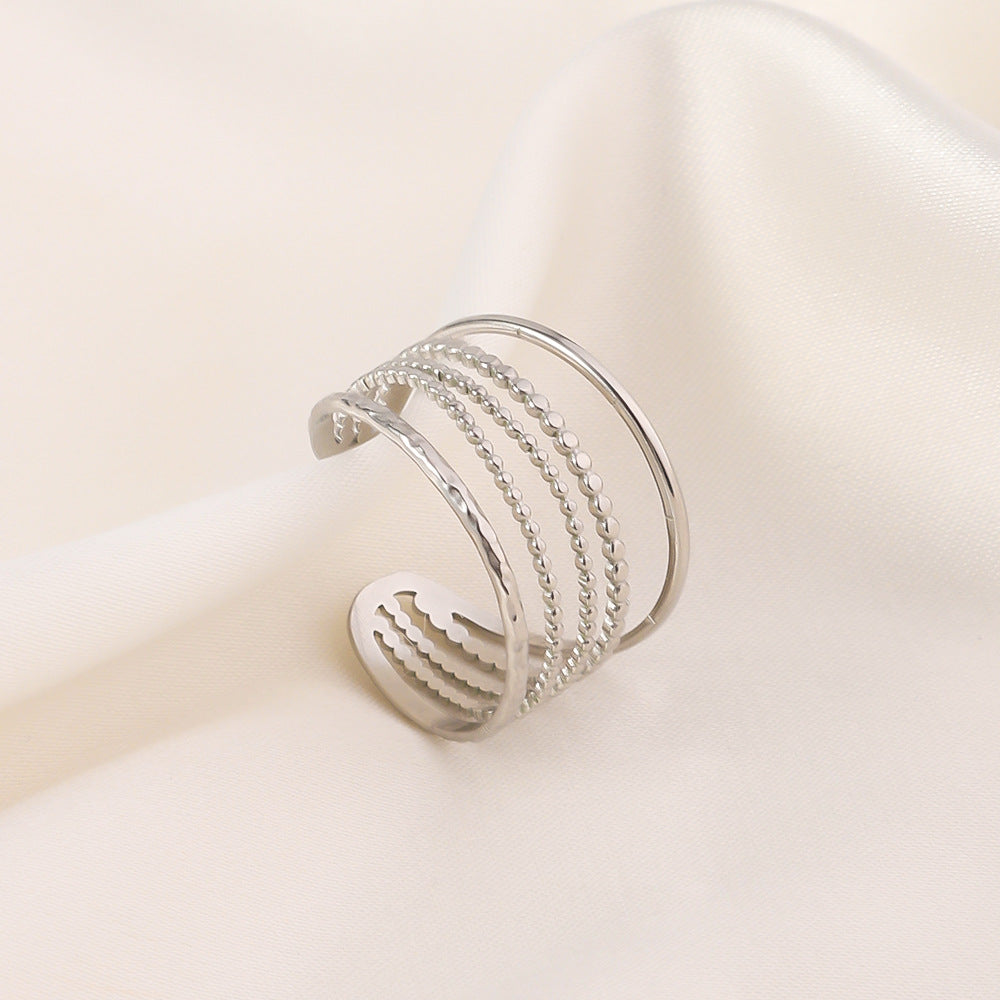 Wholesale stainless steel large open rings