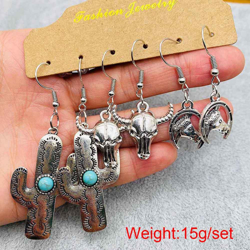 Wholesale Western style Western Cowboy Series Earring