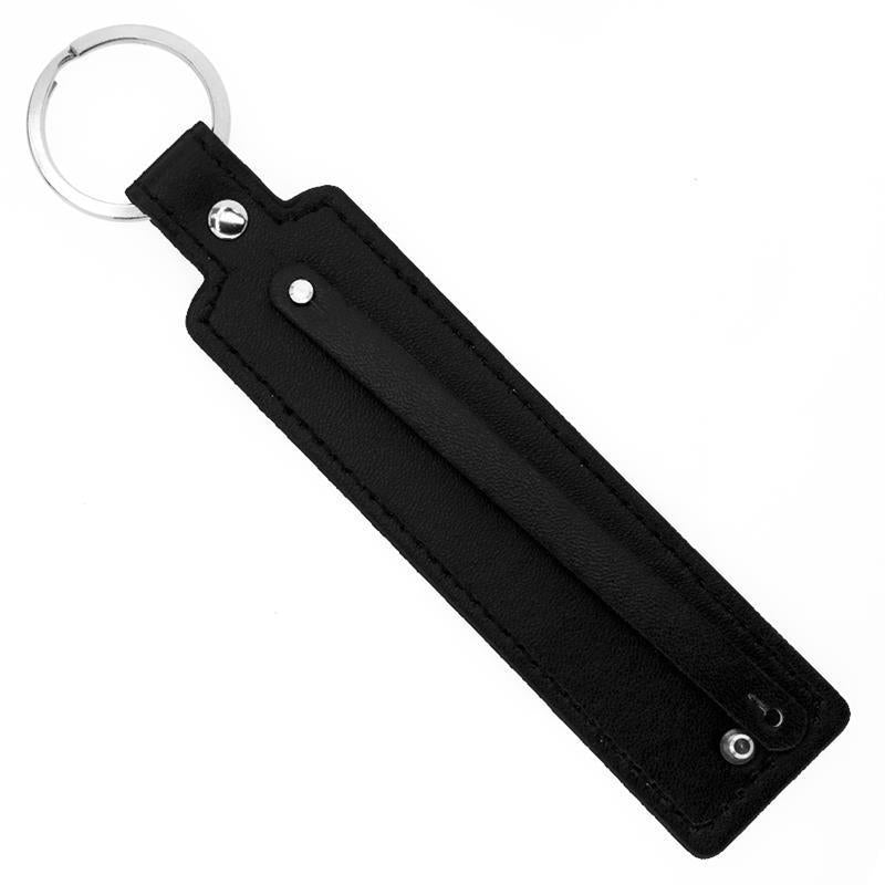 Wholesale Leather 8mm  Alloy Pendant DIY  Keychains