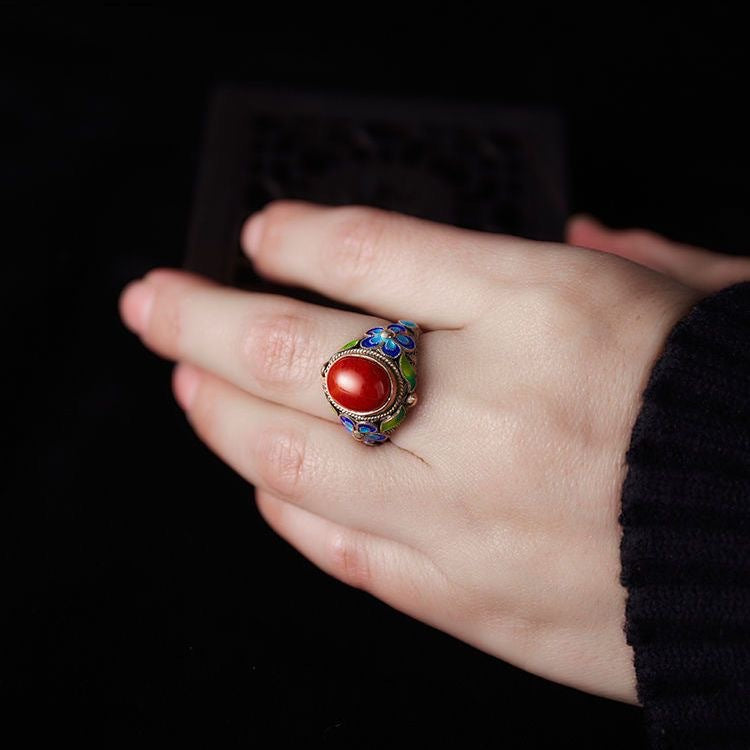 Wholesale Zinc Alloy Vintage Style Adjustable Ring Filigree Design Gift for Women