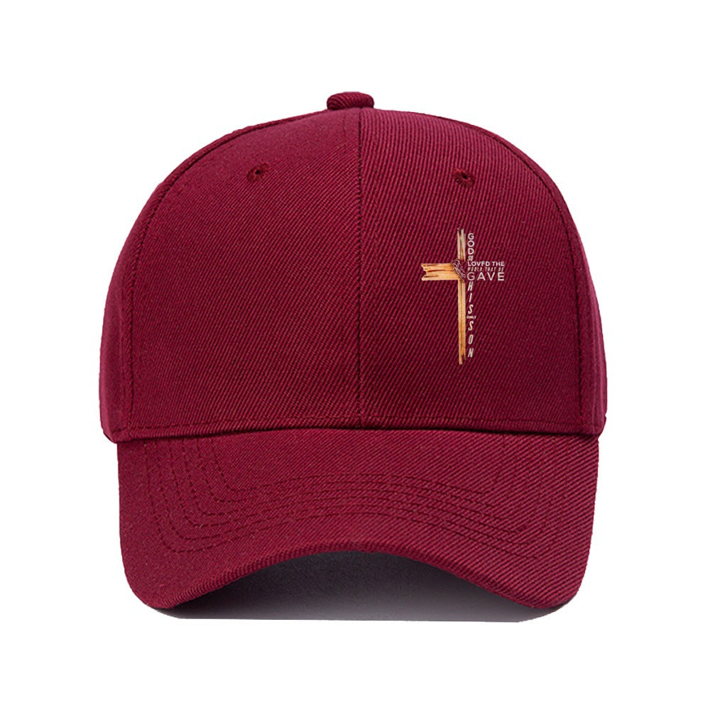 Wholesale  Cross  Printed Dad Hat Fashion Baseball Cap
