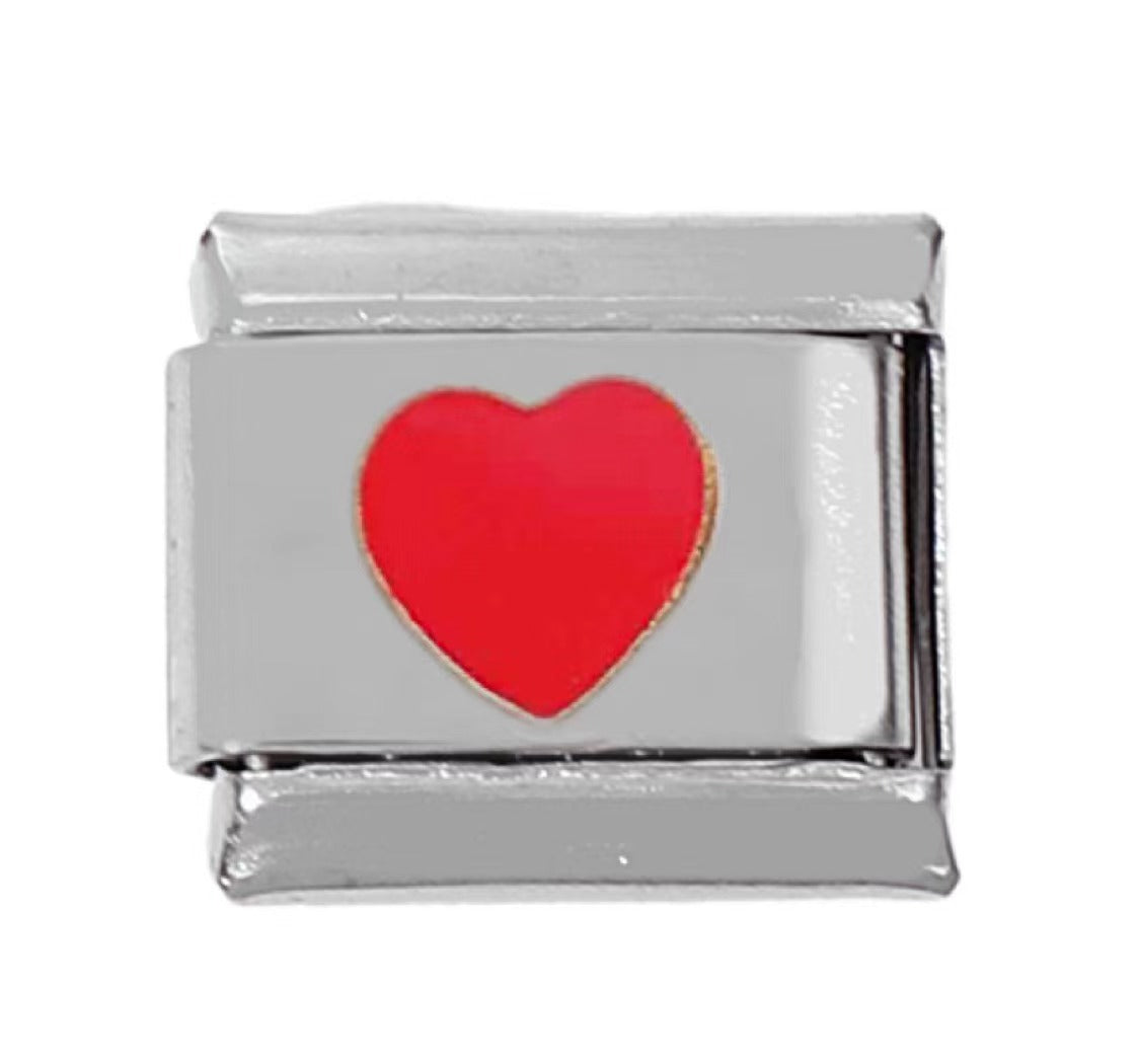 Wholesale 5pcs Italian Charm Bracelet Charm Module Stainless Steel Tulip Butterfly Bracelet 9mm DIY Pattern Free Stitching Detachable Composable Bracelet ACC-BT-DaLiang013