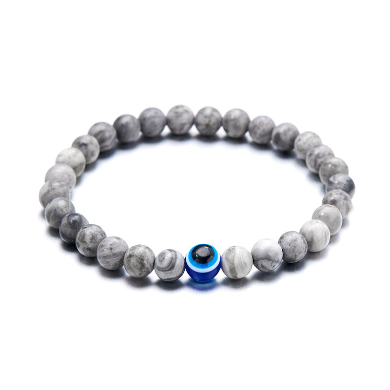 Wholesale 6mm Evil Eye Bracelet ACC-BT-FanYou007