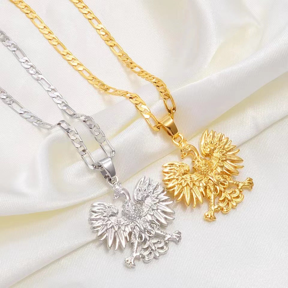 Wholesale Eagle Pendant Stainless Steel Necklaces ACC-NE-FuSu008