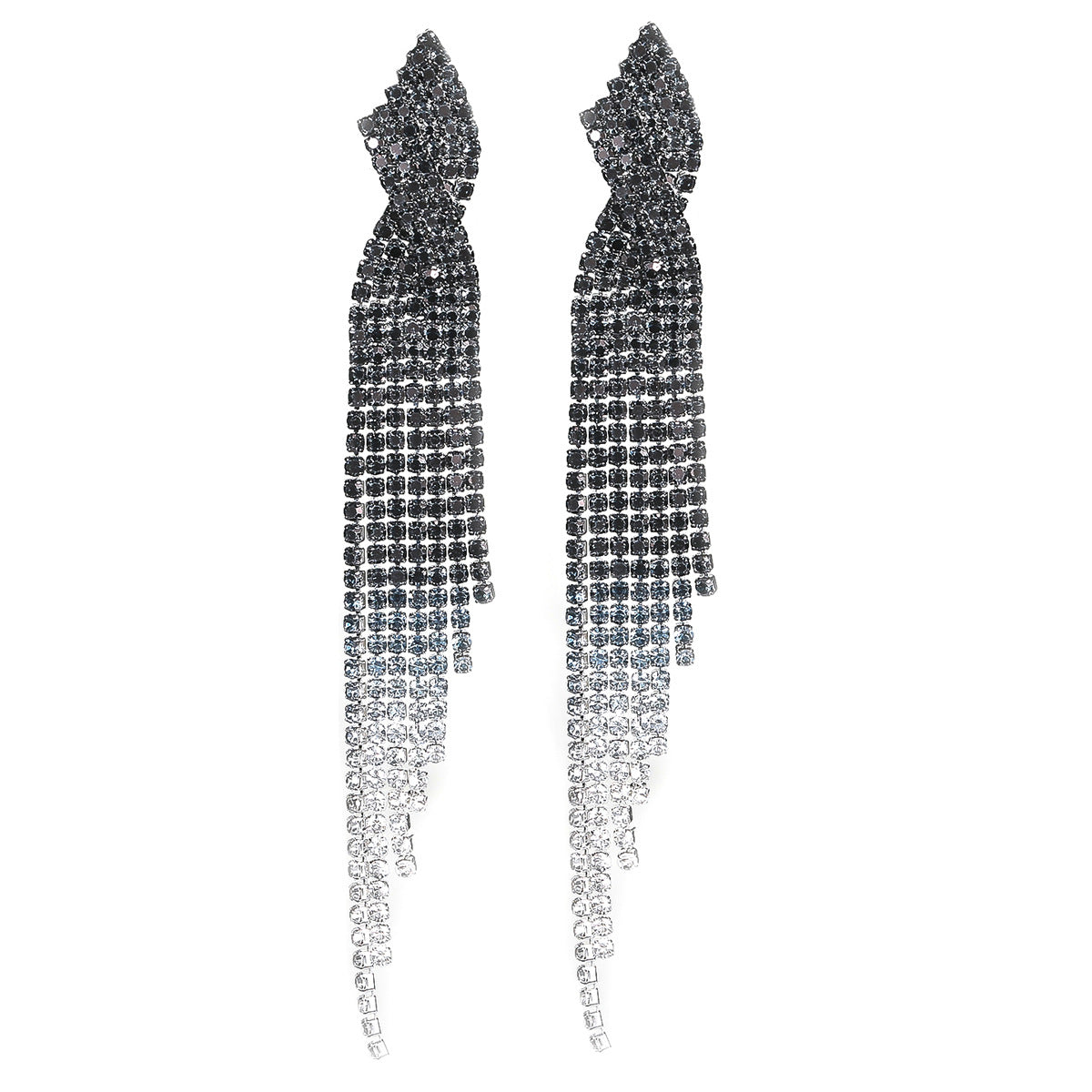 Wholesale  Full Diamond Long Tassel Earrings  Fashion Ear Jewelry earrings