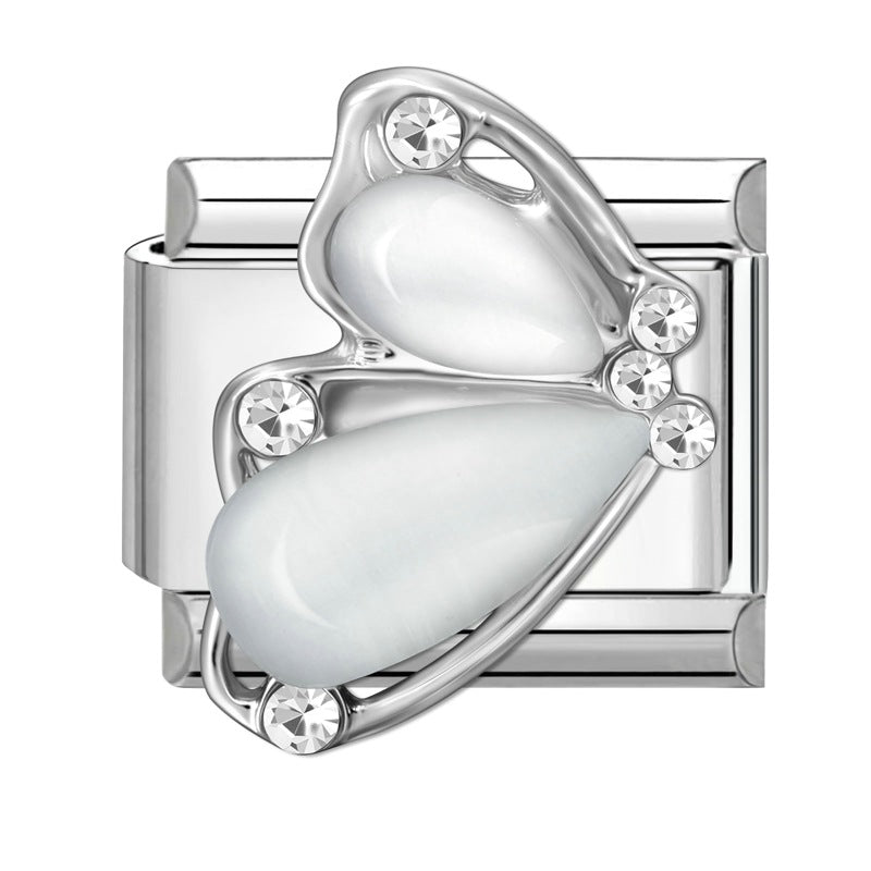 Wholesale Italian Charm Bracelet 9mm DIY Splicing Cute Creative Stainless Steel Composable Bracelet