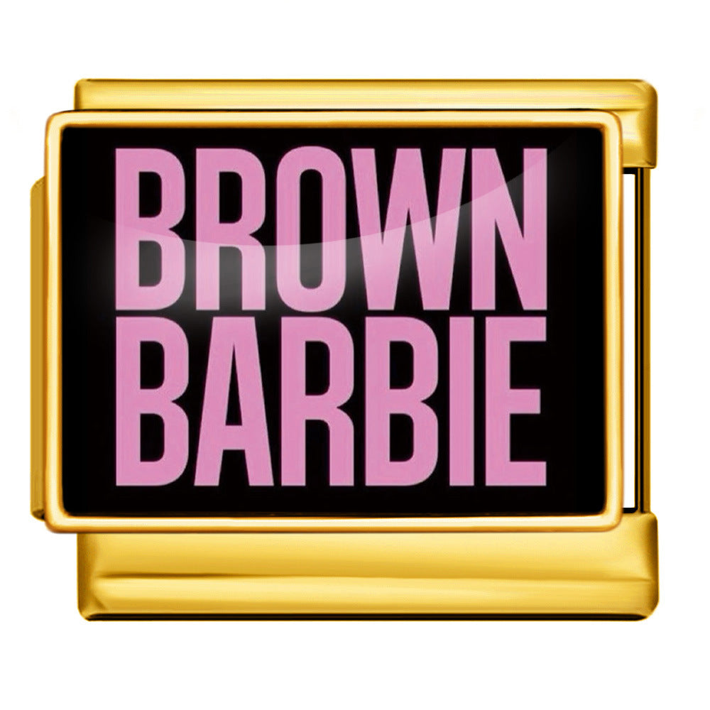 Wholesale  Italian Charm Bracelet 9mm DIY image printingCreative Stainless Steel Composable Bracelet