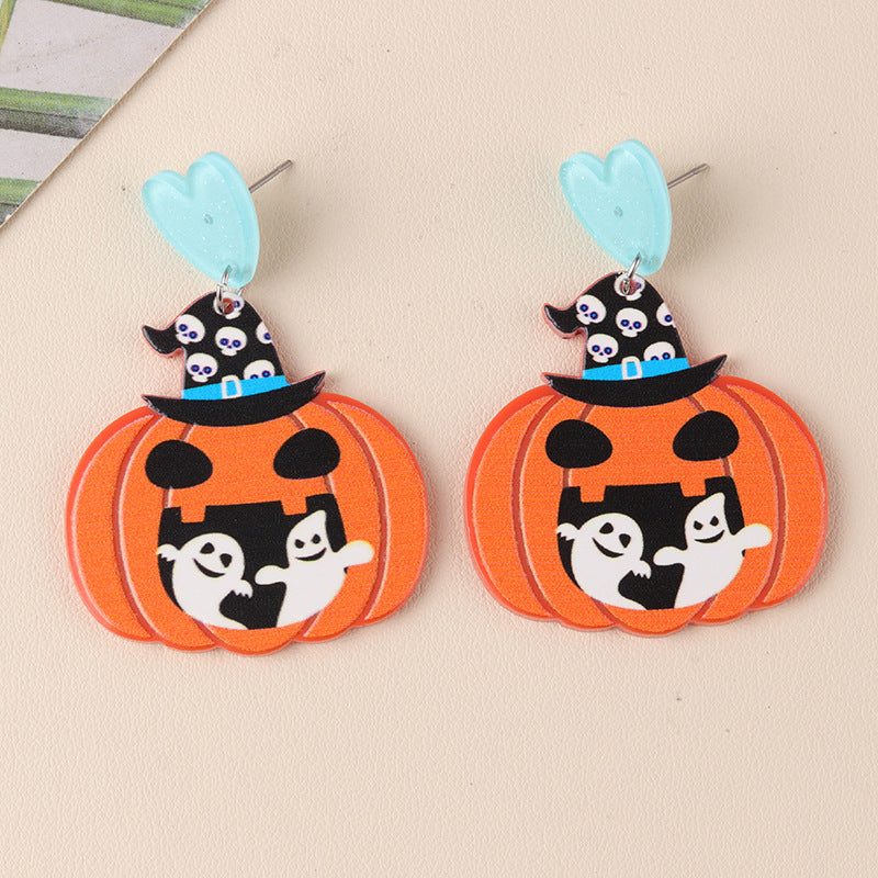 Wholesale Halloween Series Acrylic Earrings