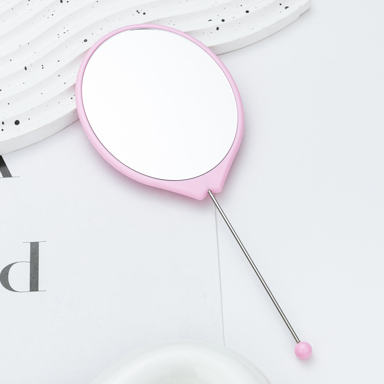 Wholesale DIY Beadable Handheld Makeup Mirror