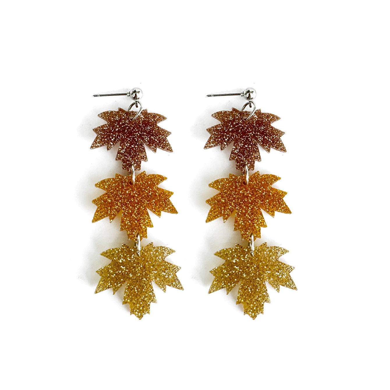 Wholesale Maple Leaf Pumpkin Acrylic Earrings ACC-ES-XinChuan061