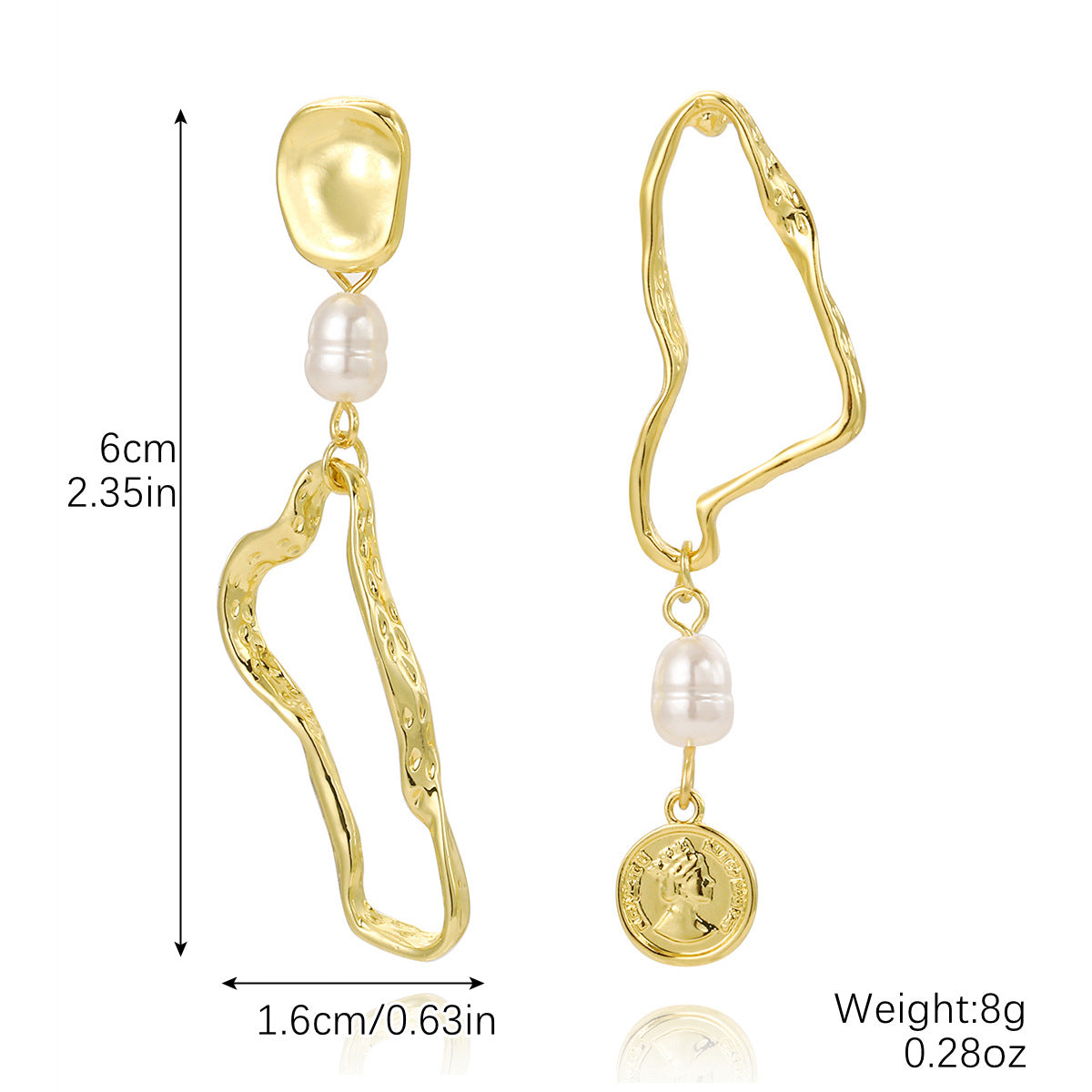 Wholesale  Metal Vintage Earrings Alloy Distinctive Earrings