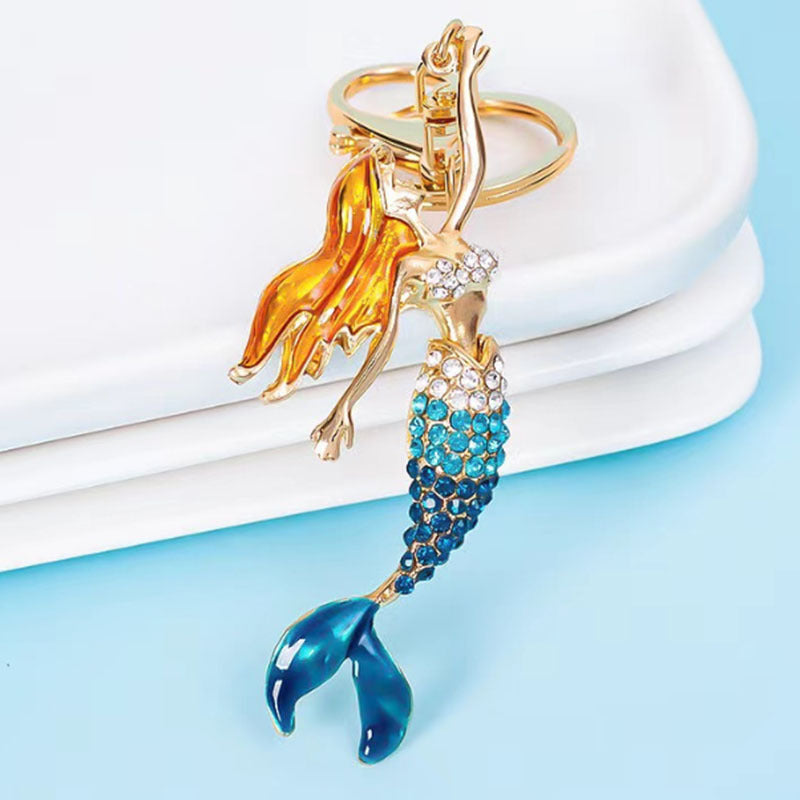 Wholesale Cute Mermaid Keychain,  Women' s Accessories,  Car Key Pendant,  Key Chain,  Direct Supply from the Manufacturer