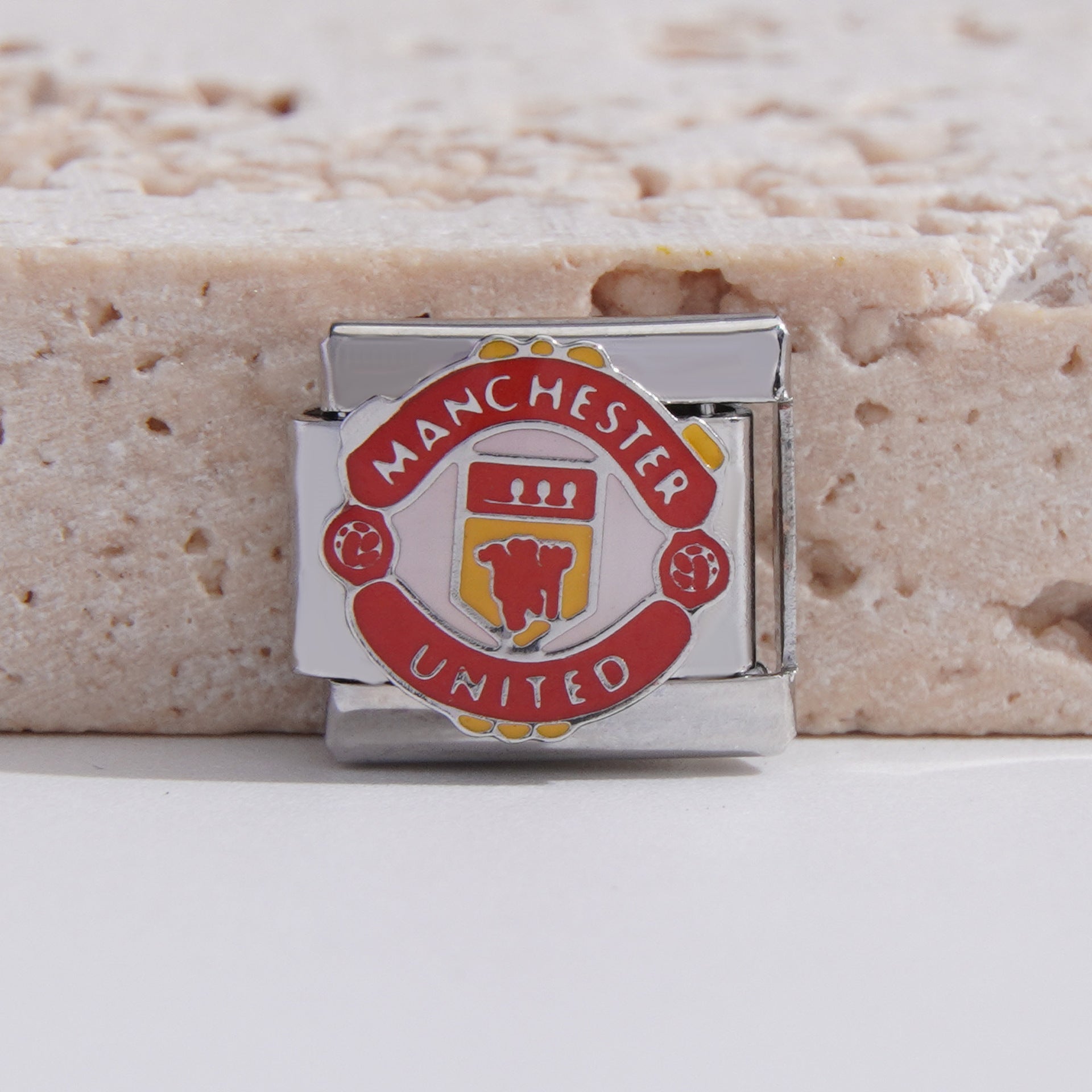 Wholesale Italian Charm Bracelet 9mm DIY Splicing Love Butterfly Football Club Stainless Steel Composable Bracelet