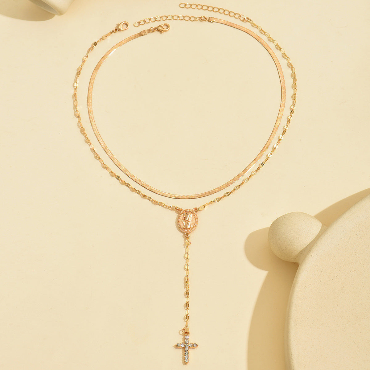 Wholesale Cross-Shaped Pendant Necklace