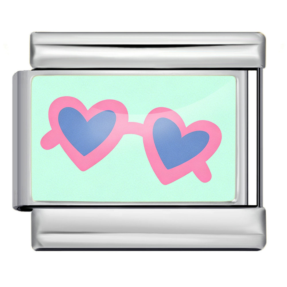 Wholesale Stainless Steel Heart Shaped Cloud DIY Patchwork Modular Bracelet for Boutique Resale