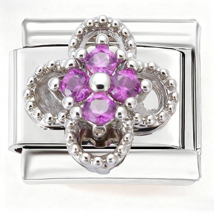 Wholesale   Italian Charm Bracelet 9mm DIY  Zircon Creative Stainless Steel Composable Bracelet  ACCVIP