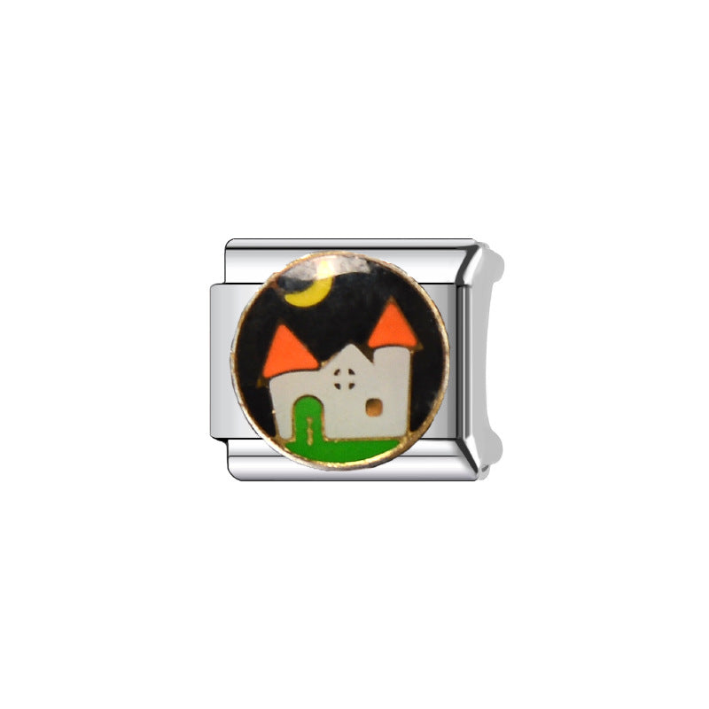 Wholesale Italian Charm Bracelet 9mm DIY Splicing Cute Creative Stainless Steel Composable Bracelet