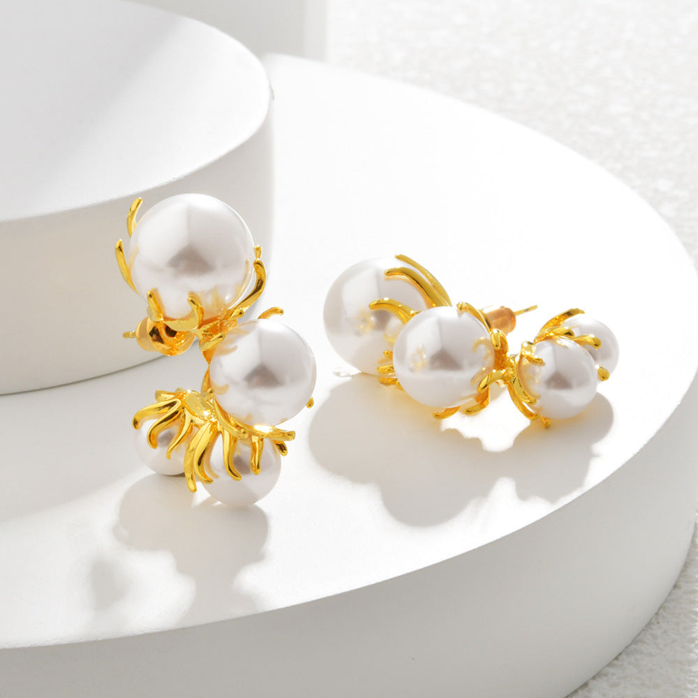 Wholesale Transparent Bead Earrings Fashion Earrings