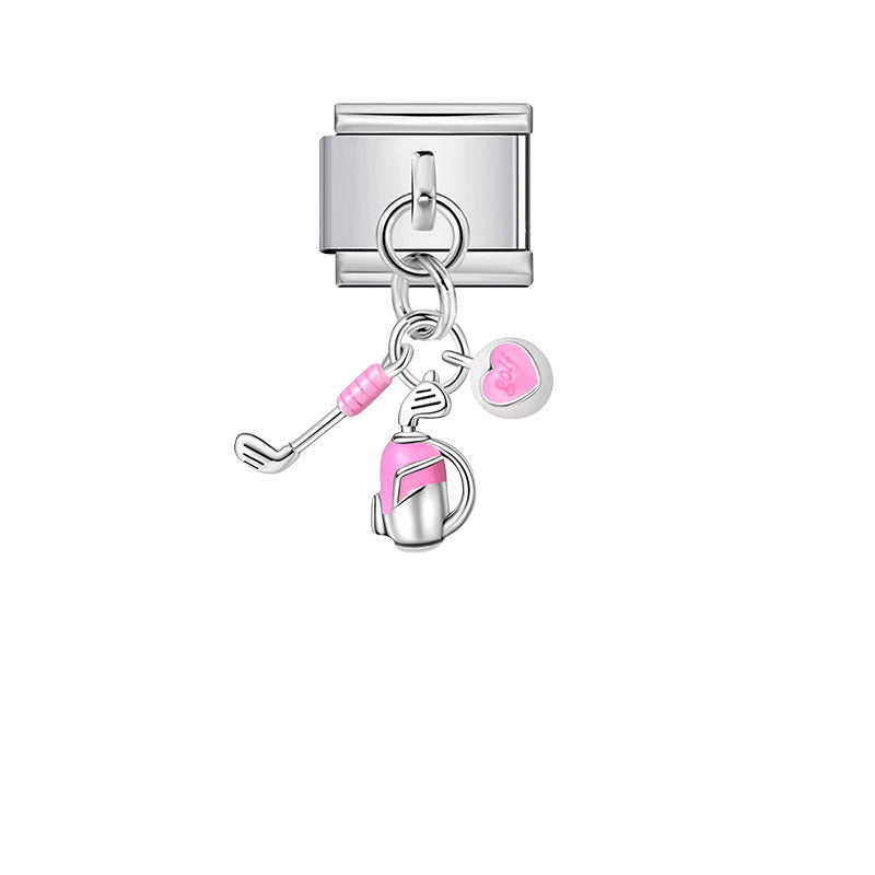 Wholesale Electroplated Alloy DIY Watch Accessories Detachable Combination Pendant for Gift Boutique Resale