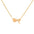 Wholesale light luxury love 18K gold stainless steel 26 letters necklace